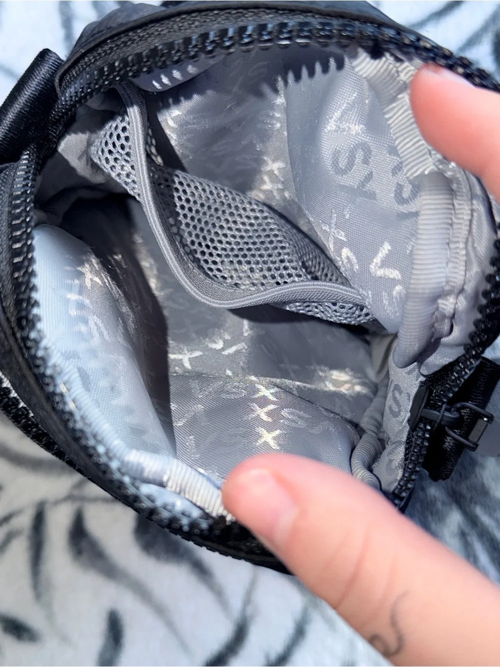 Victoria's Secret VSX Black Compact Crossbody Messenger Bag